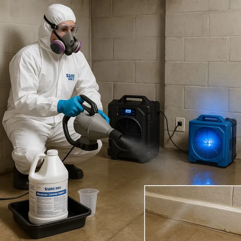 Sanitization and Odor Removal process in Round Lake Heights, IL