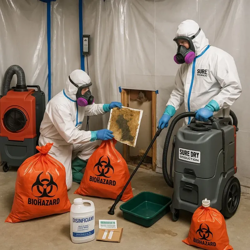 Contaminated Water Handling Protocols process in Round Lake Heights, IL