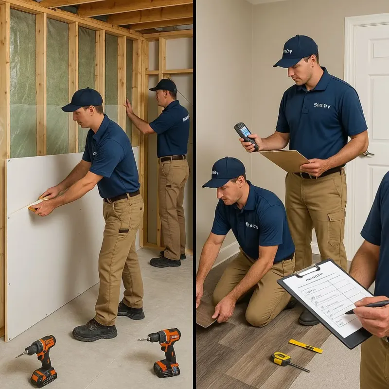 Repairs and Reconstruction process in Round Lake Heights, IL