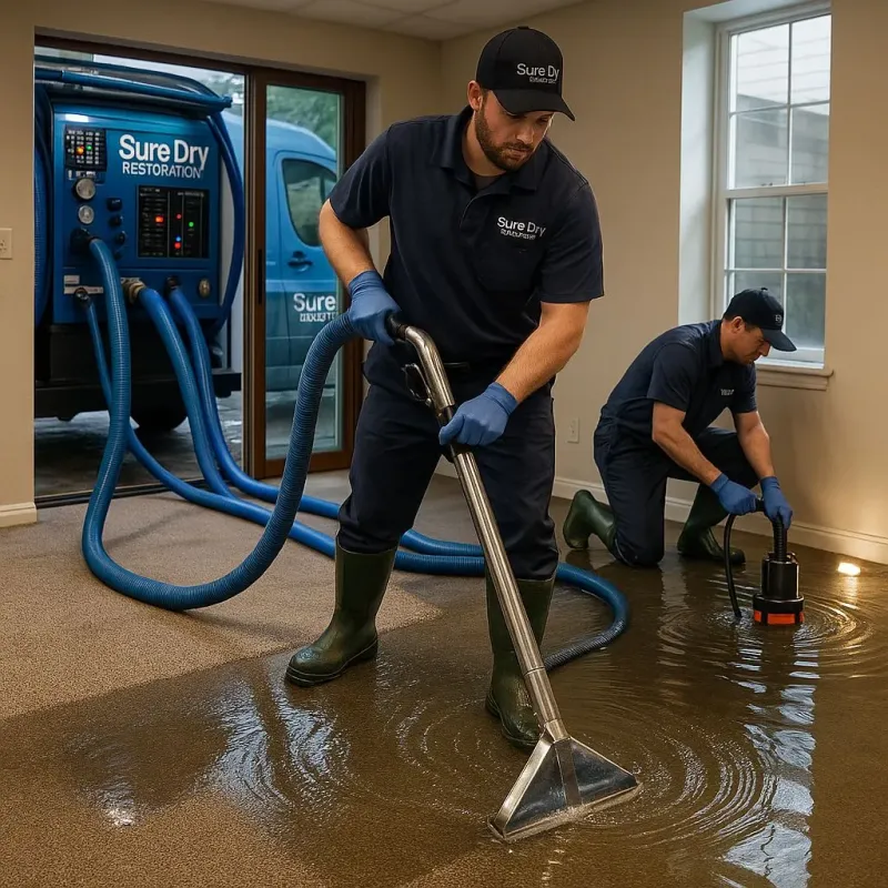 Water Extraction and Removal process in Round Lake Heights, IL